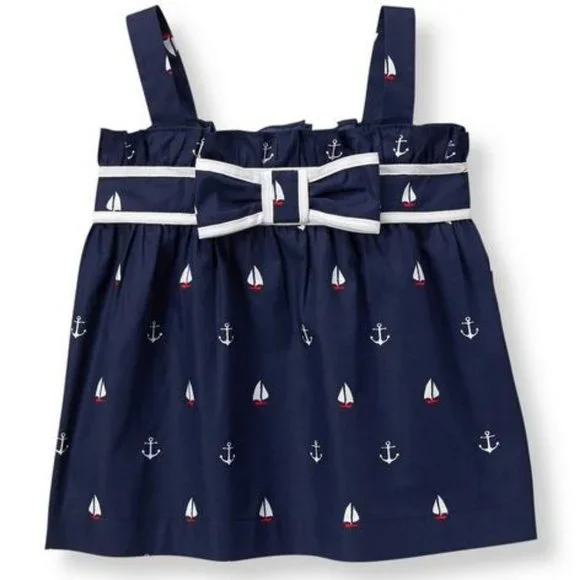 JANIE AND JACK Sailboat and Anchor Top 6-12Months - Picture 8 of 10